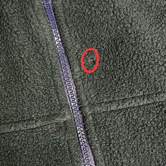 Vintage LL Bean Fleece Jacket Mens XXL Tall Forest Green Full Zip 2XLT FY31 - Picture 3 of 9